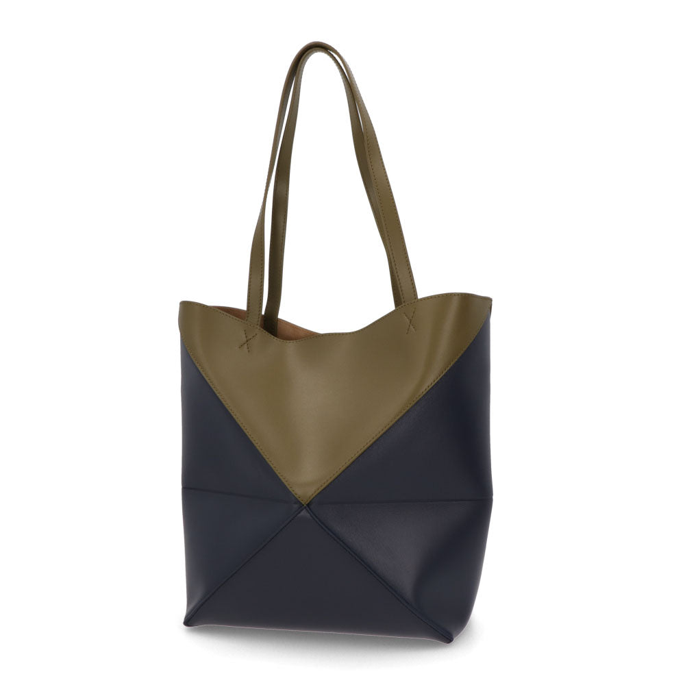 LOEWE トートバッグ パズル フォルド トート バイカラー