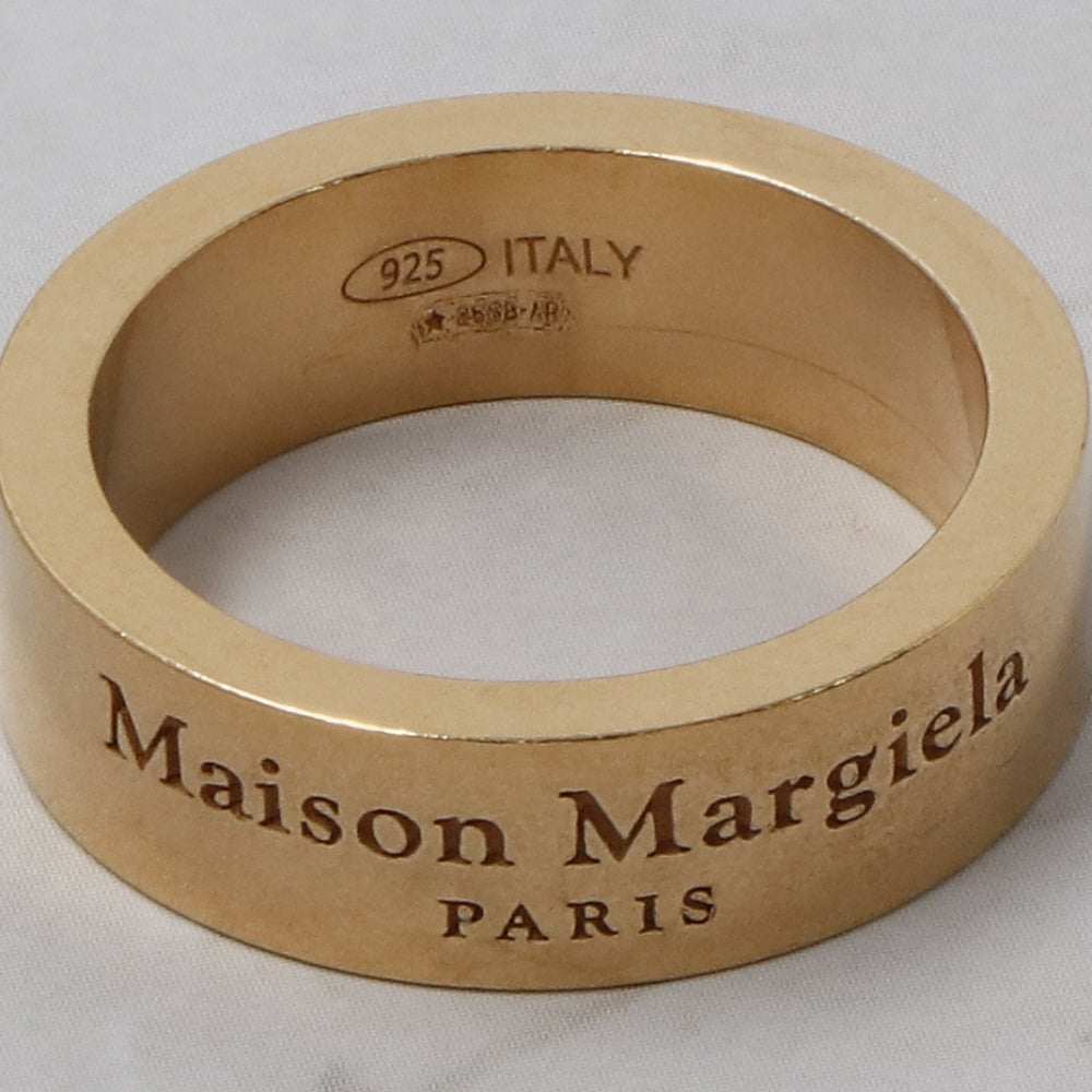メゾン マルジェラ Maison Margiela 指輪・リング SM1UQ0081 SV0158 950 ゴールド メンズ レディース ロゴリング