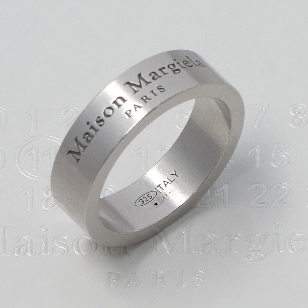 メゾン マルジェラ Maison Margiela 指輪・リング SM1UQ0081 SV0158 951 シルバー メンズ レディース ロゴリング