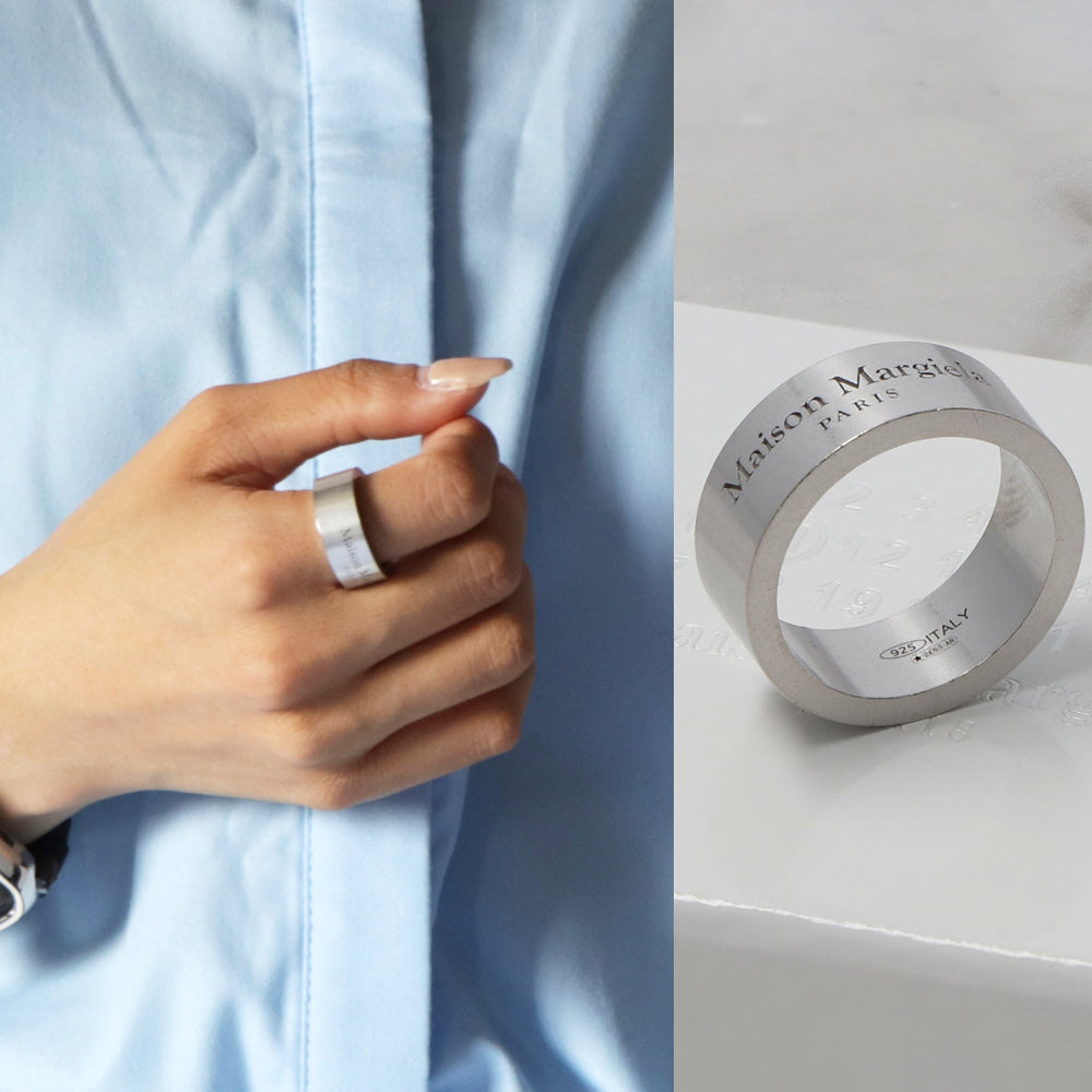 Maison Margiela ロゴリング シルバー925 ミディアム幅