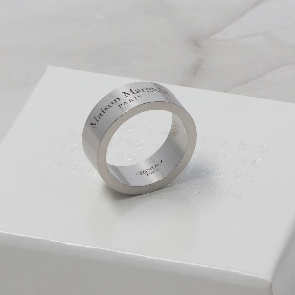 Maison Margiela ロゴリング シルバー925 ミディアム幅