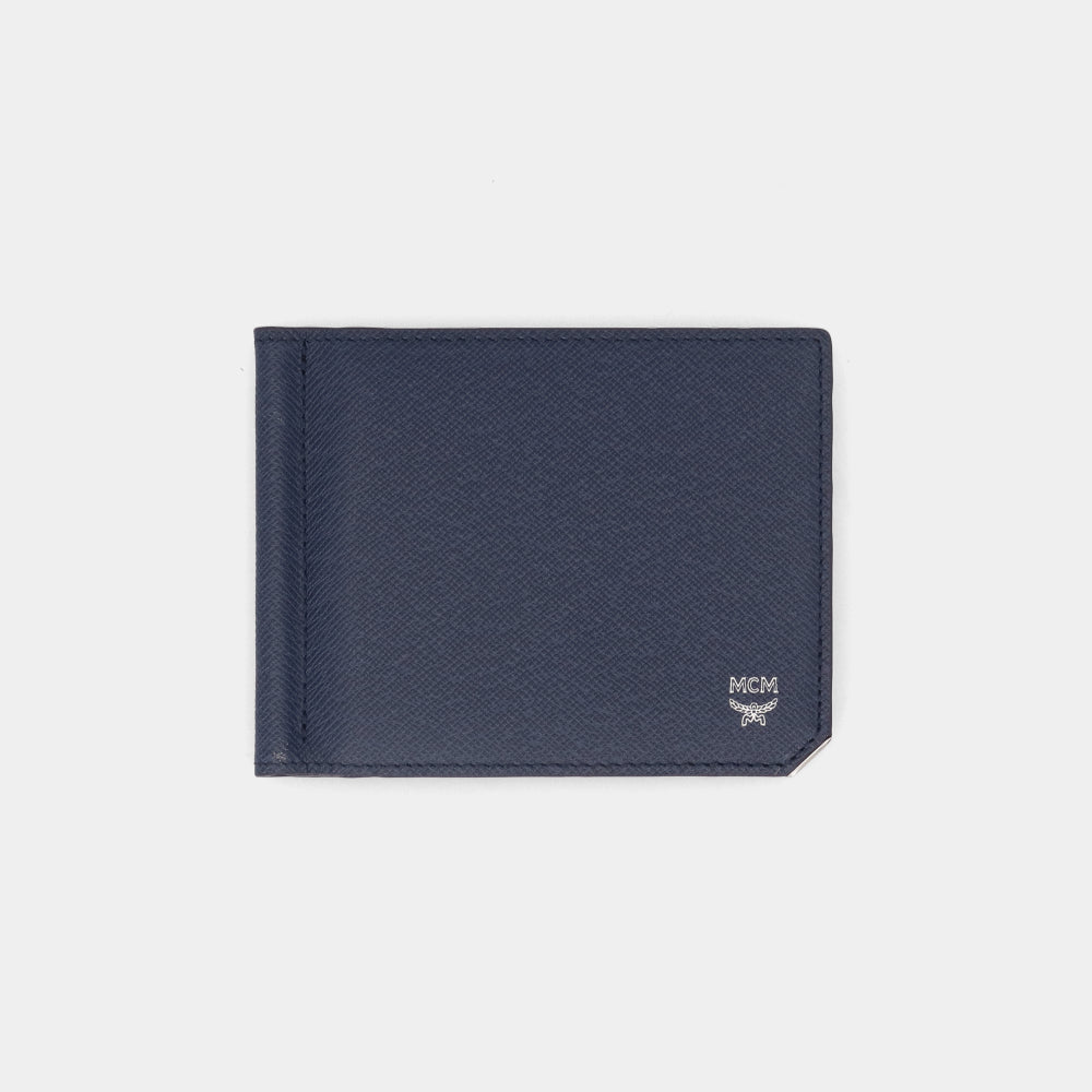 エムシーエム MCM MXC8ALL45 VY カードケース/マネークリップ ネイビー メンズ 新品
