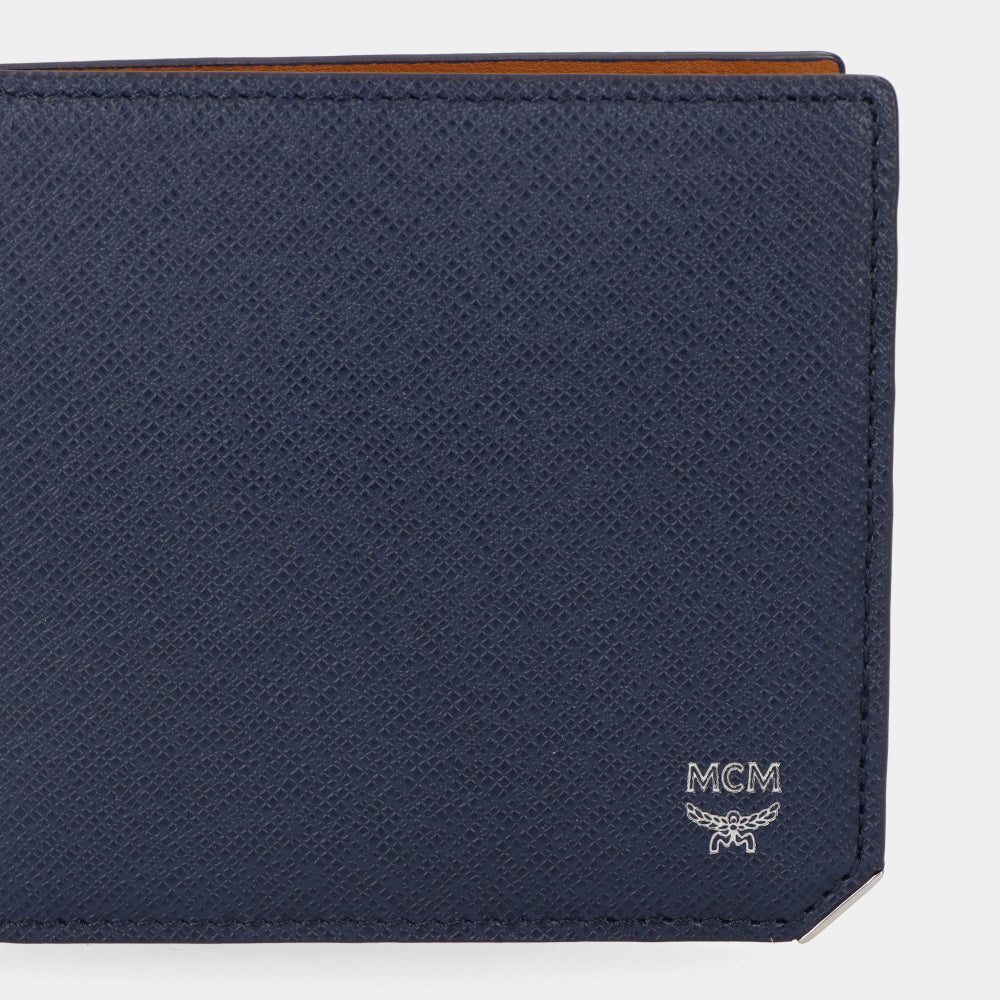 エムシーエム MCM MXC8ALL45 VY カードケース/マネークリップ ネイビー メンズ 新品