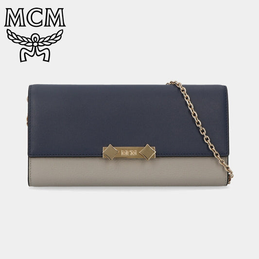 エムシーエム MCM MYL9ADA02 ショルダーバッグ ネイビー