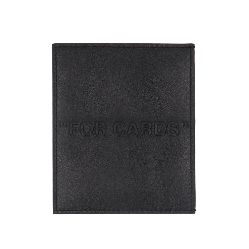 オフホワイト カードケース OMND005E19853057 ブラック