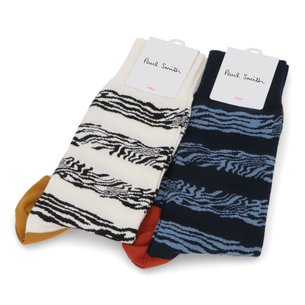 Paul Smith 靴下 SOCK DEAN ZEBRA ゼブラ柄