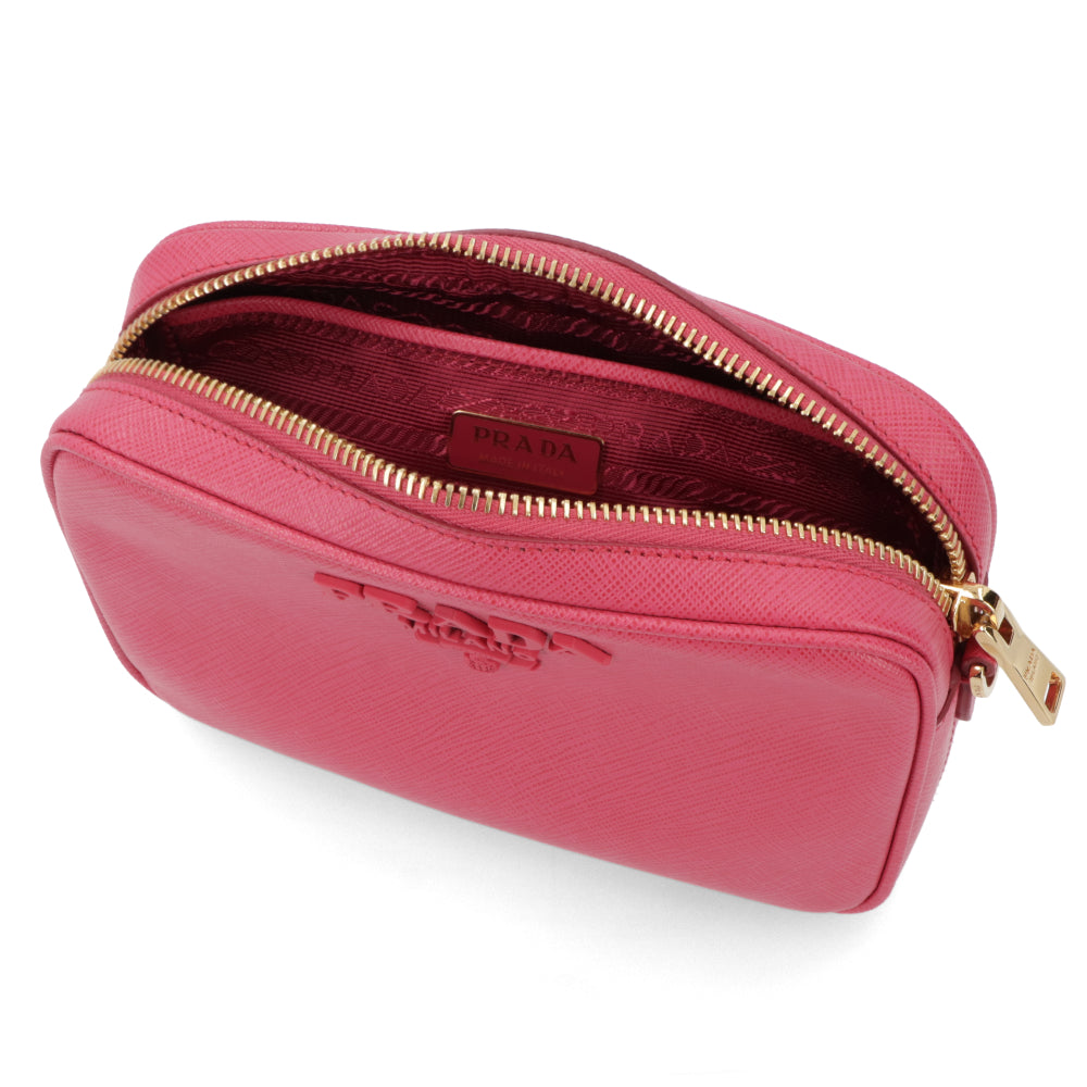 PRADA ショルダーバッグ ピンク サフィアーノレザー