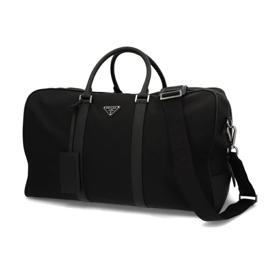 PRADA ボストンバッグ TESSUTO+SAFFIANO トライアングル