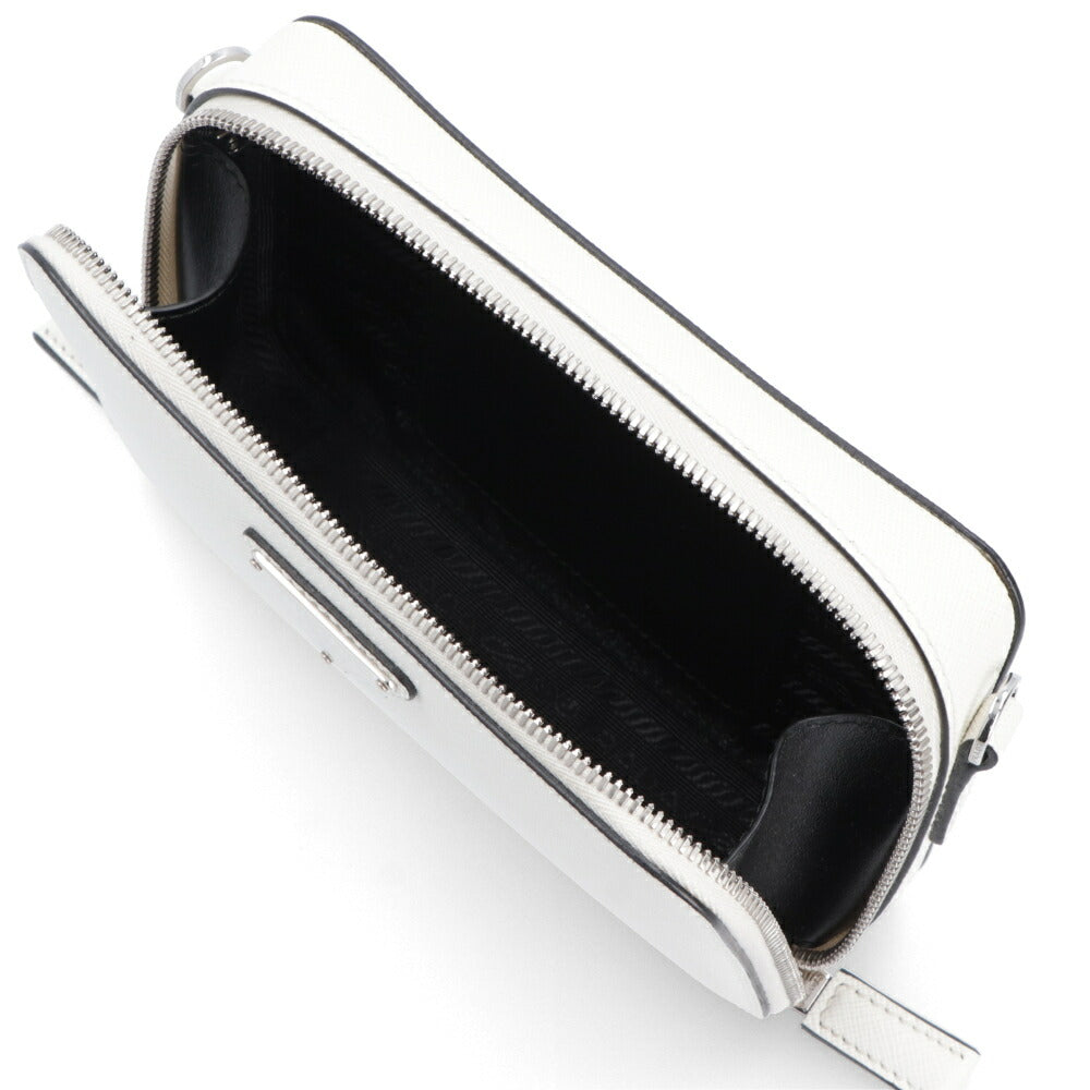 PRADA ショルダーバッグ ホワイト サフィアーノ