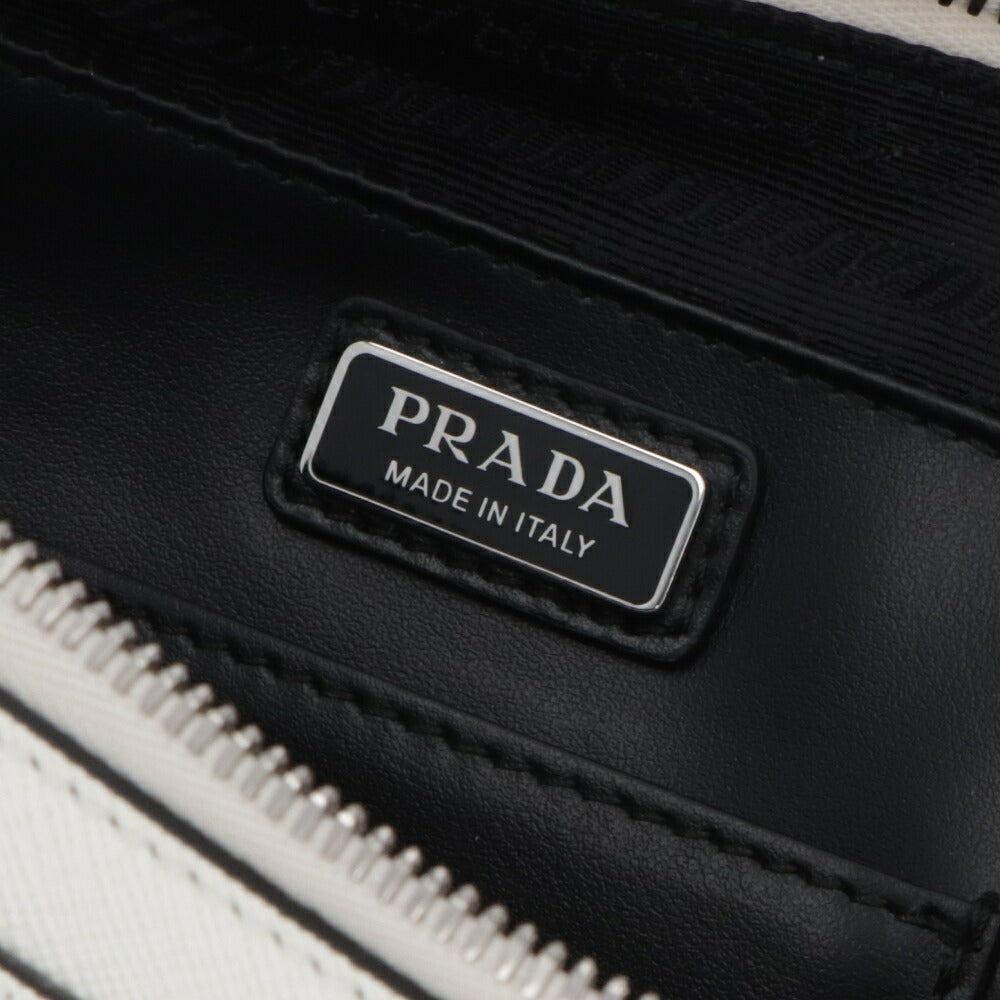 PRADA ショルダーバッグ ホワイト サフィアーノ