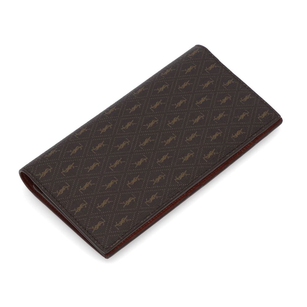 SAINT LAURENT 二つ折り長財布 モノグラム コンチネンタル