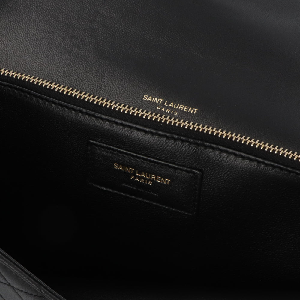 サンローラン SAINT LAURENT バッグ ショルダーバッグ レディース ブラック ラムスキン GABY ディアマンテキルティング