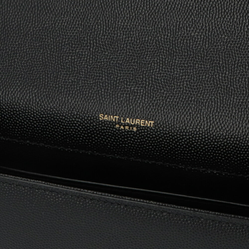 サンローラン SAINT LAURENT バッグ ショルダーバッグ レディース KATE MEDIUM ケイト ミディアム ブラック×ゴールド オフホワイト×ゴールド レザー グレイン ド プードルレザー カサンドラロゴ 鞄 カラー 364021 BOW0J
