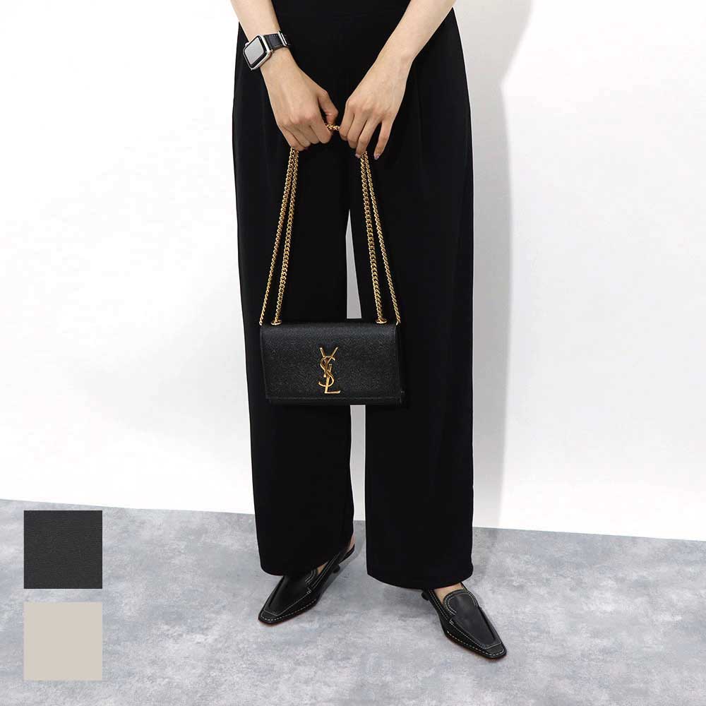 サンローラン SAINT LAURENT バッグ ショルダーバッグ レディース KATE S ケイト スモール ブラック オフホワイト カーフ レザー カサンドラロゴ 鞄 カラー3色 469390 BOW0J