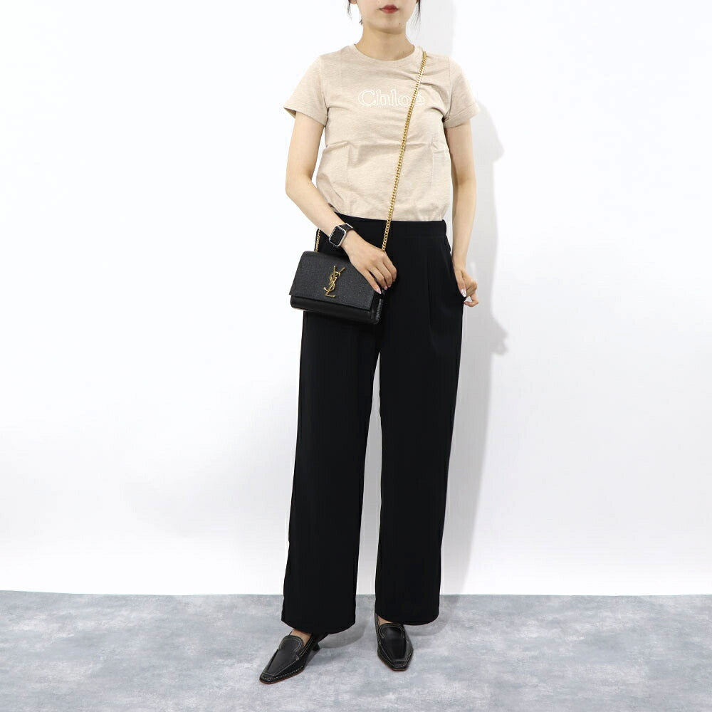 サンローラン SAINT LAURENT バッグ ショルダーバッグ レディース KATE S ケイト スモール ブラック オフホワイト カーフ レザー カサンドラロゴ 鞄 カラー3色 469390 BOW0J