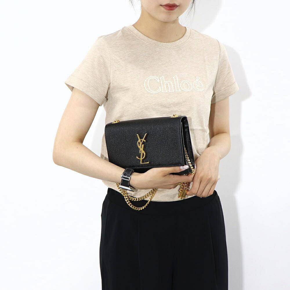 サンローラン SAINT LAURENT バッグ ショルダーバッグ レディース KATE S ケイト スモール ブラック オフホワイト カーフ レザー カサンドラロゴ 鞄 カラー3色 469390 BOW0J