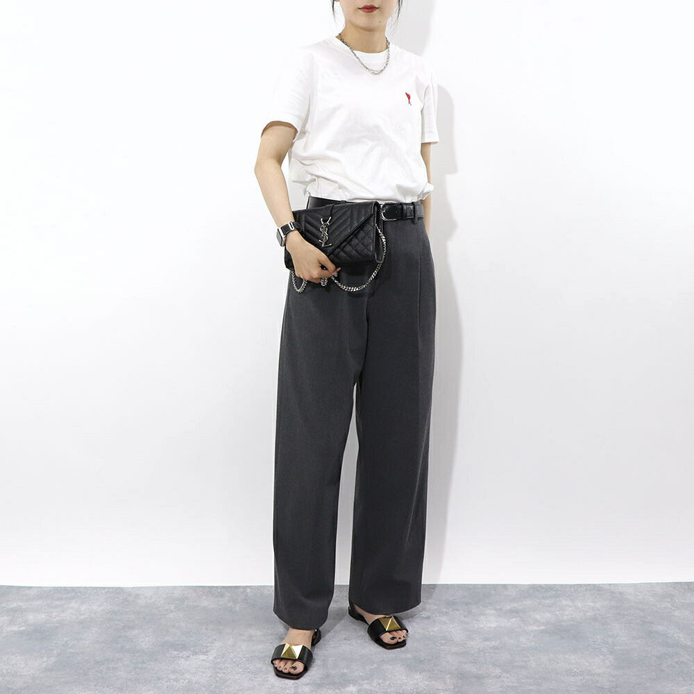 サンローラン SAINT LAURENT バッグ ショルダーバッグ レディース ENVELOPE SMALL エンベロープ スモール ブラック カーフ レザー カサンドラロゴ 鞄 チェーンショルダー シルバー金具 キルティング 600195 BOW92