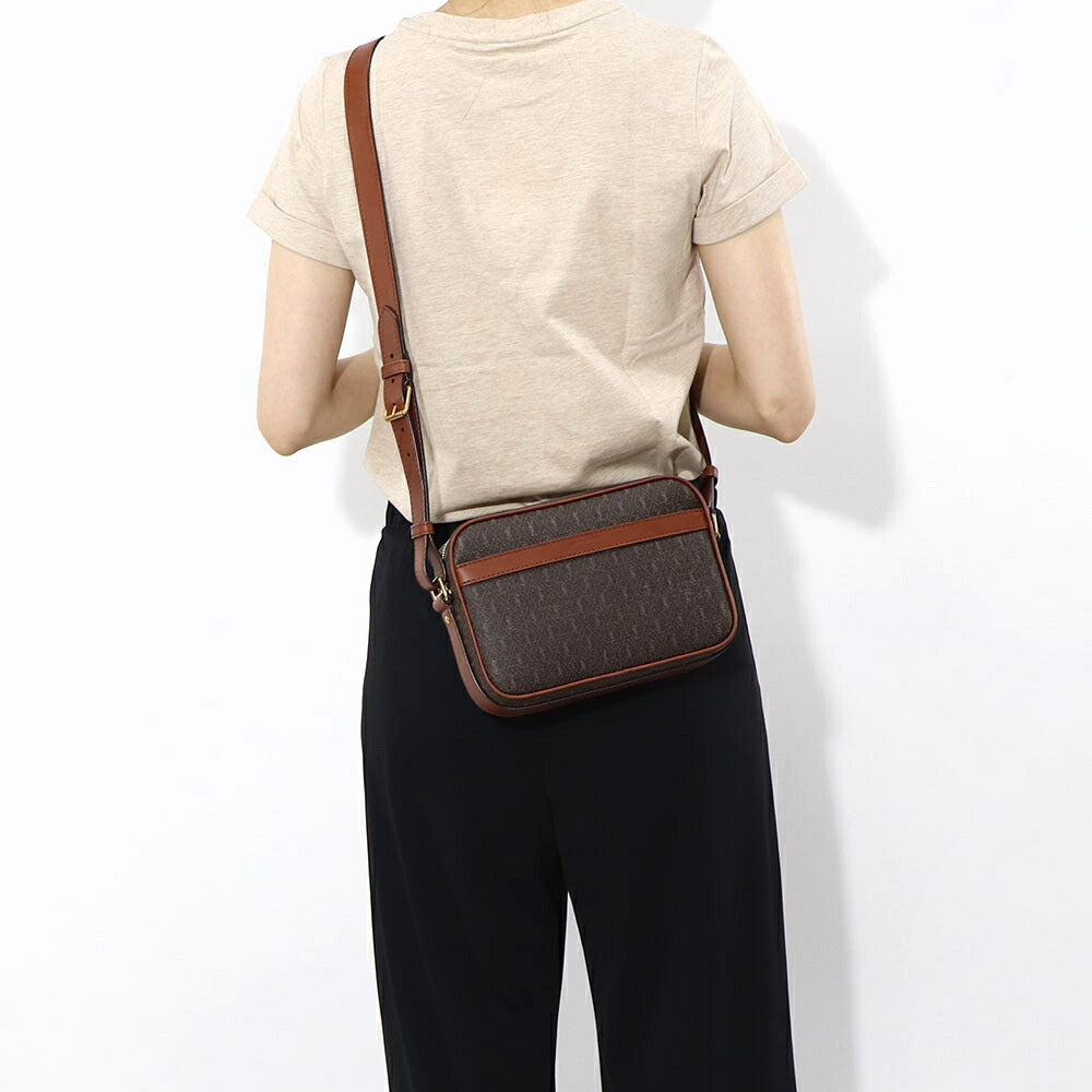 サンローラン SAINT LAURENT バッグ ショルダーバッグ レディース CAMERA BAG カメラケース ダークブラウン レザー カサンドラロゴ モノグラム 669957 FABLK