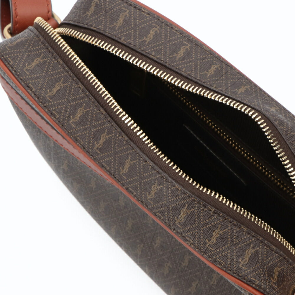 サンローラン SAINT LAURENT バッグ ショルダーバッグ レディース CAMERA BAG カメラケース ダークブラウン レザー カサンドラロゴ モノグラム 669957 FABLK