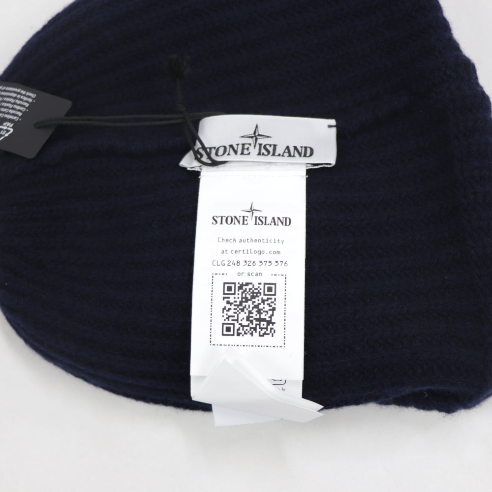 ストーンアイランド 7915N10B5 A0020 ニット帽 ネイビー