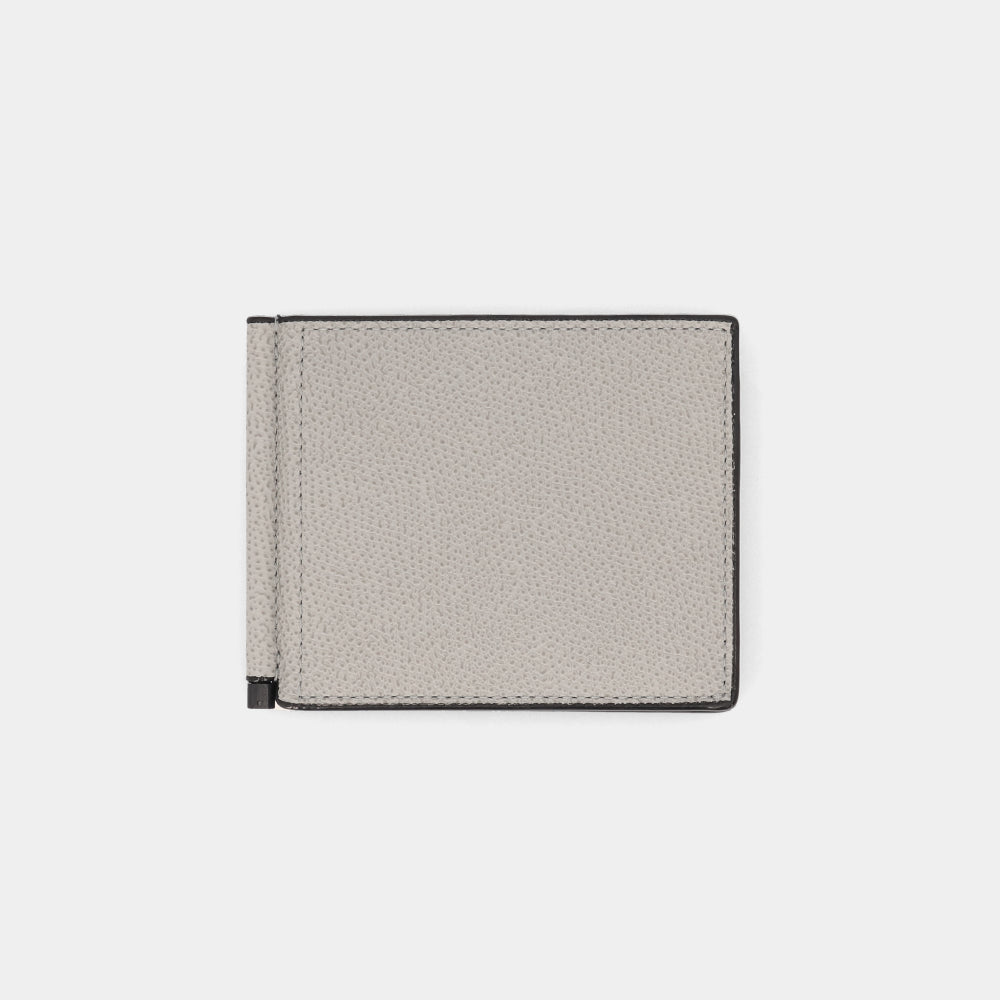 ヴァレクストラ VALEXTRA SGSR0080028LRDWG99 マネークリップ 財布 ブランド アッシュグレー メンズ レディース 新品