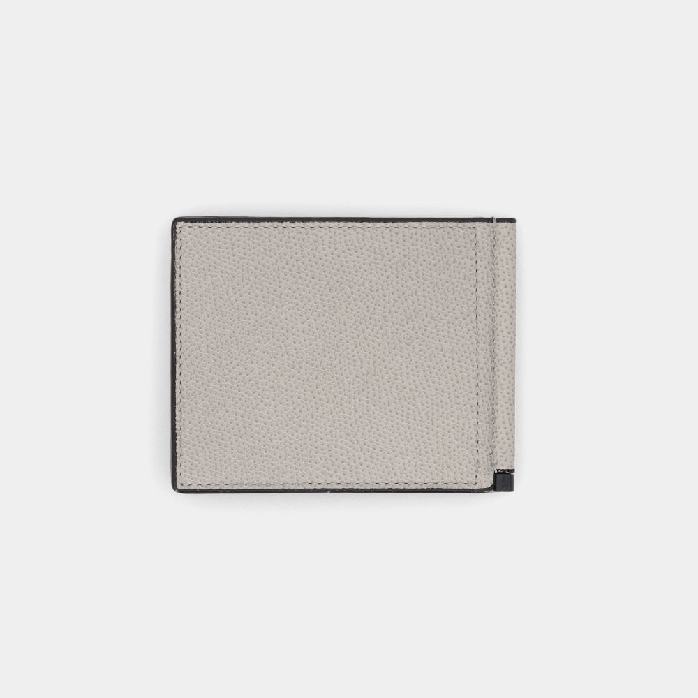 ヴァレクストラ VALEXTRA SGSR0080028LRDWG99 マネークリップ 財布 ブランド アッシュグレー メンズ レディース 新品