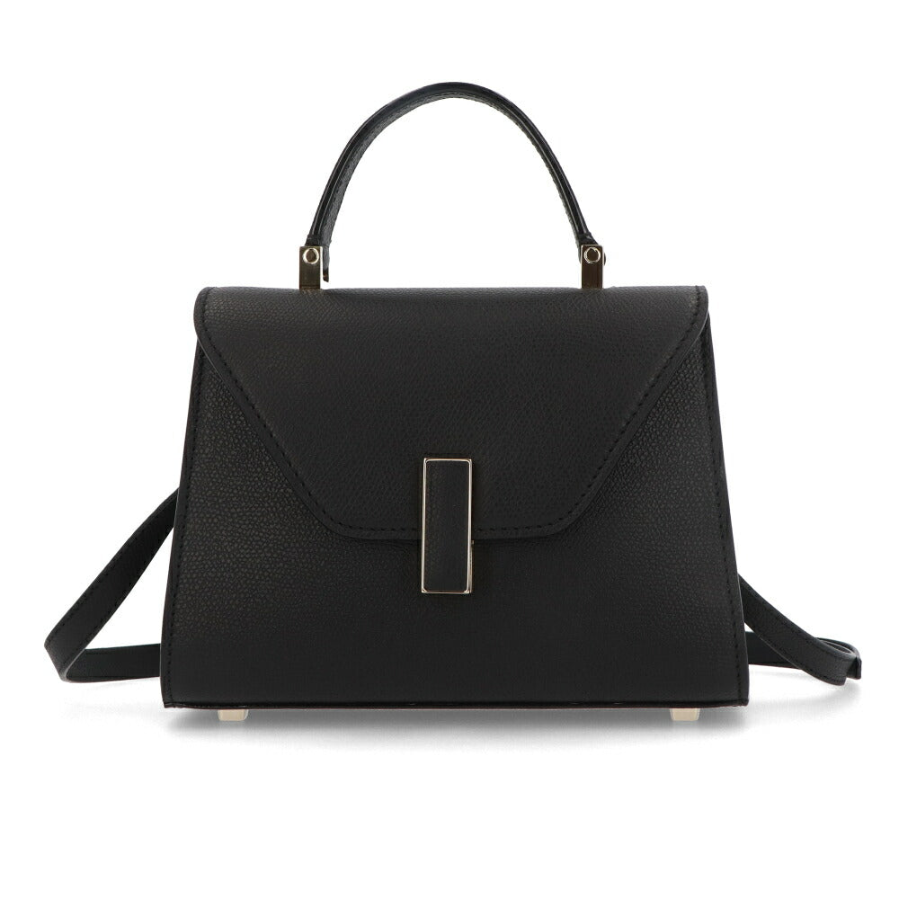 VALEXTRA ハンドバッグ イジィデ ミニ ISIDE MINI ブラック