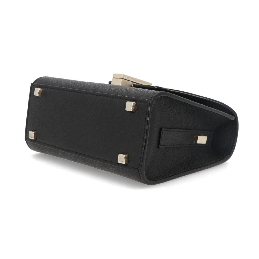 VALEXTRA ハンドバッグ イジィデ ミニ ISIDE MINI ブラック