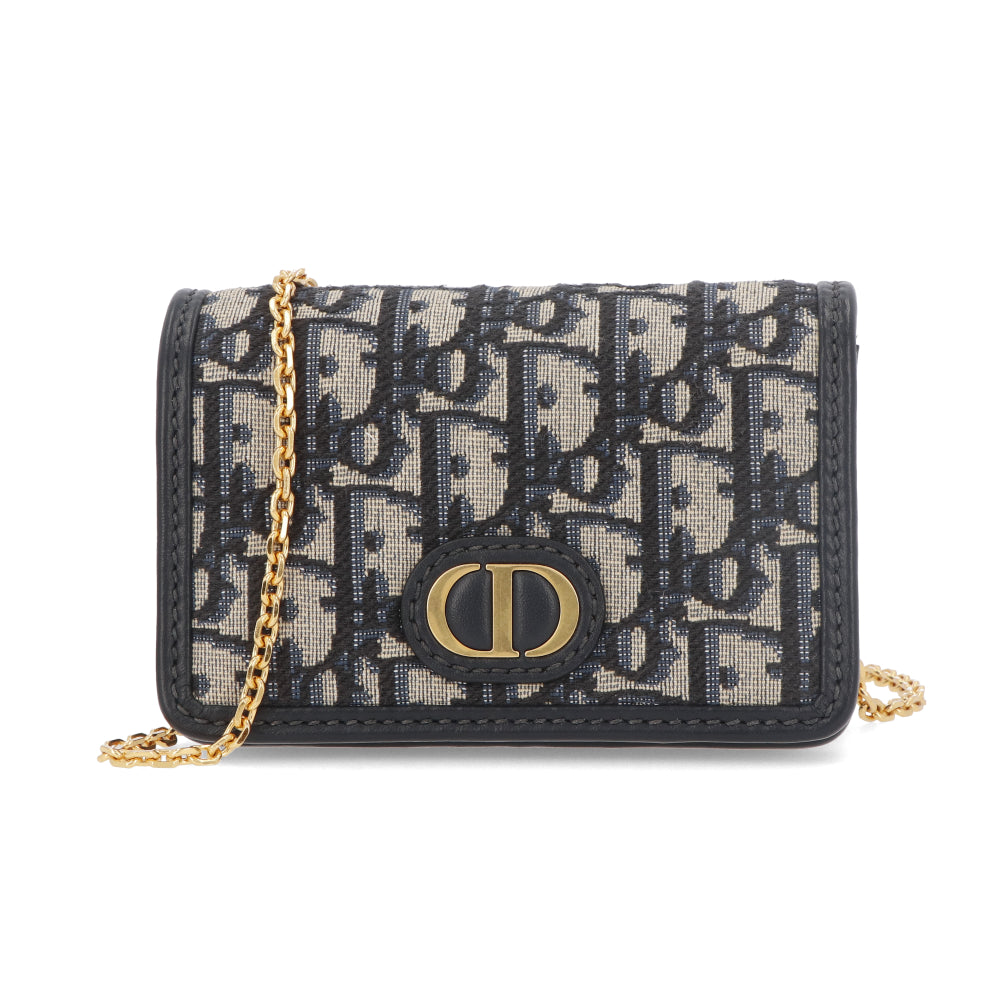 クリスチャンディオール CHRISTIAN DIOR ショルダーバッグ 30モンテーニュ ナノポーチ レディース ポシェット オブリーク ジャガード