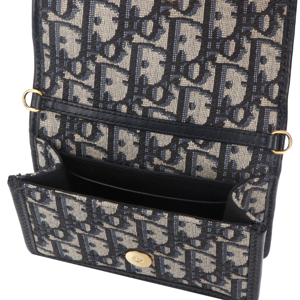 クリスチャンディオール CHRISTIAN DIOR ショルダーバッグ 30モンテーニュ ナノポーチ レディース ポシェット オブリーク ジャガード