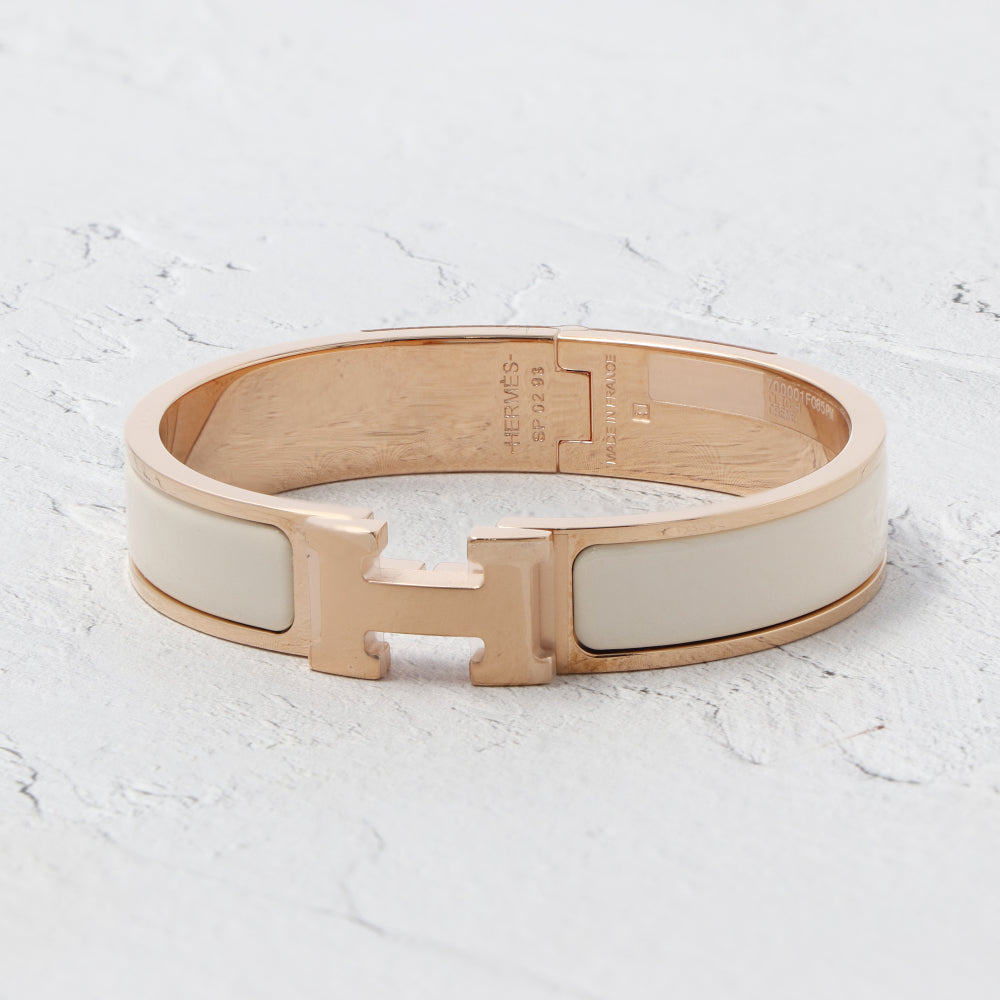 エルメス ブレスレット クリックH PM クレーム ローズゴールド