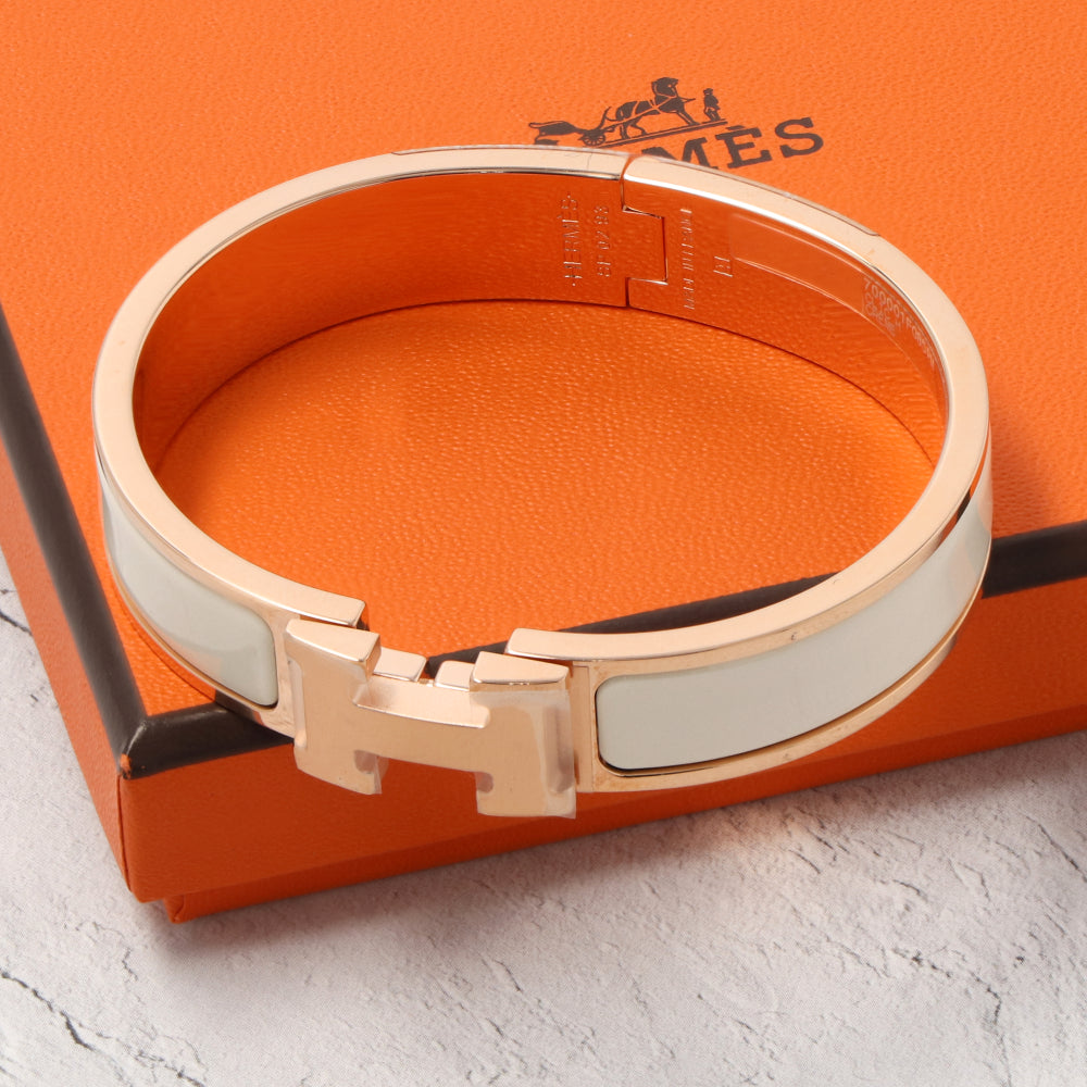 エルメス ブレスレット クリックH PM クレーム ローズゴールド