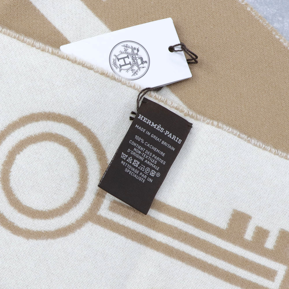 HERMES カシミヤマフラー カザック・キーコレクション