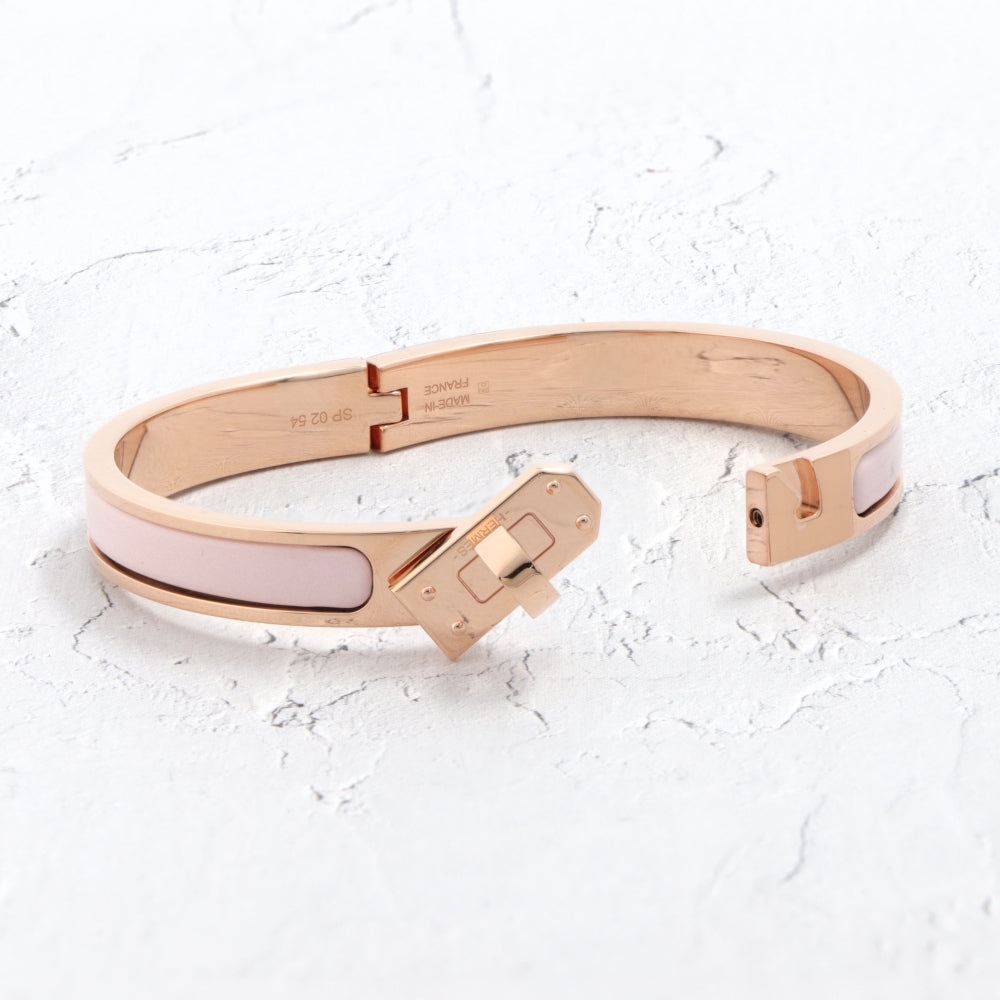 HERMES ミニクリックケリー ブレスレット PM ローズカンダー