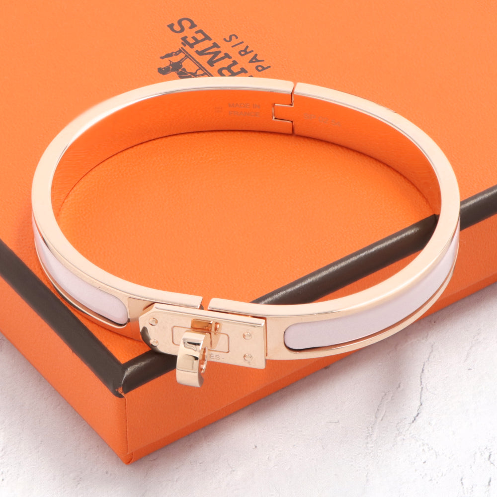 HERMES ミニクリックケリー ブレスレット PM ローズカンダー