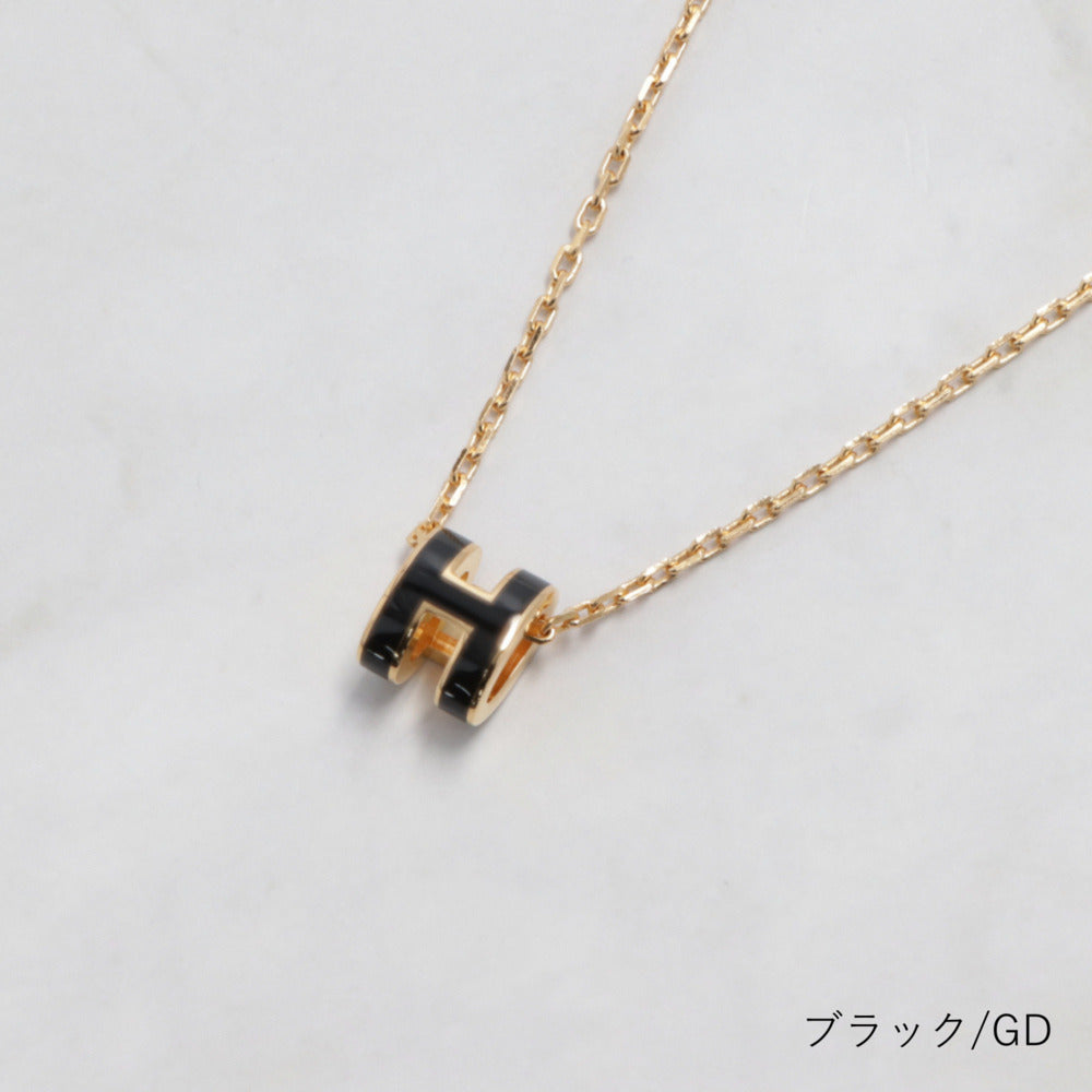 エルメス HERMES アクセサリー POP Hミニ ネックレス レディース ベージュ ピンク ブラウン マロングラッセ ローズドラジェ ニューゴールド ホワイト