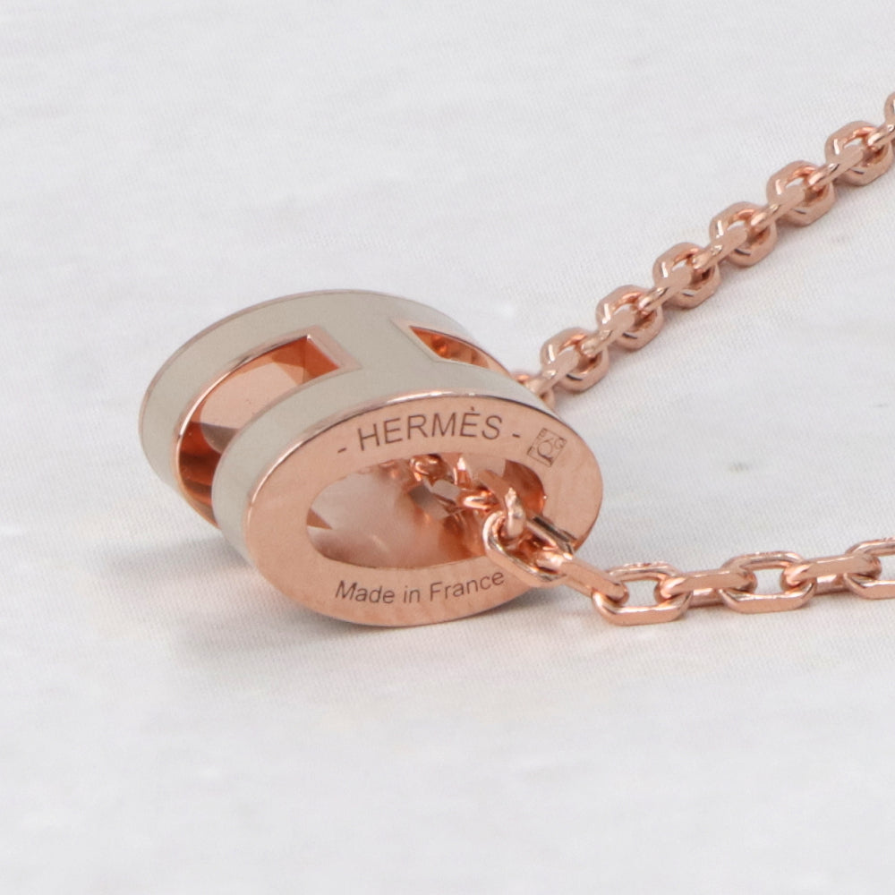 エルメス HERMES アクセサリー POP Hミニ ネックレス レディース ベージュ ピンク ブラウン マロングラッセ ローズドラジェ ニューゴールド ホワイト