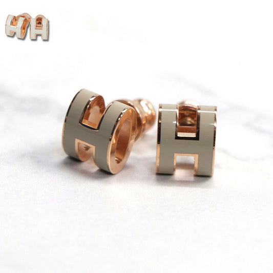 HERMES POP Hミニ ピアス Hロゴ