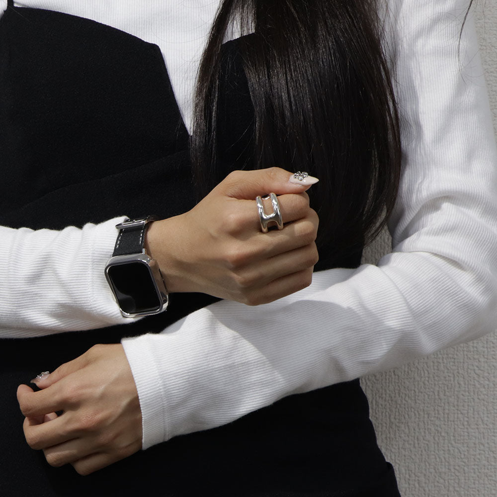 エルメス HERMES アクセサリー オスモズPM リング レディース シルバー925/1000