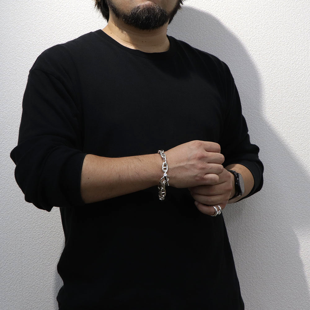 HERMES シェーヌダンクル GM ブレスレット シルバー925