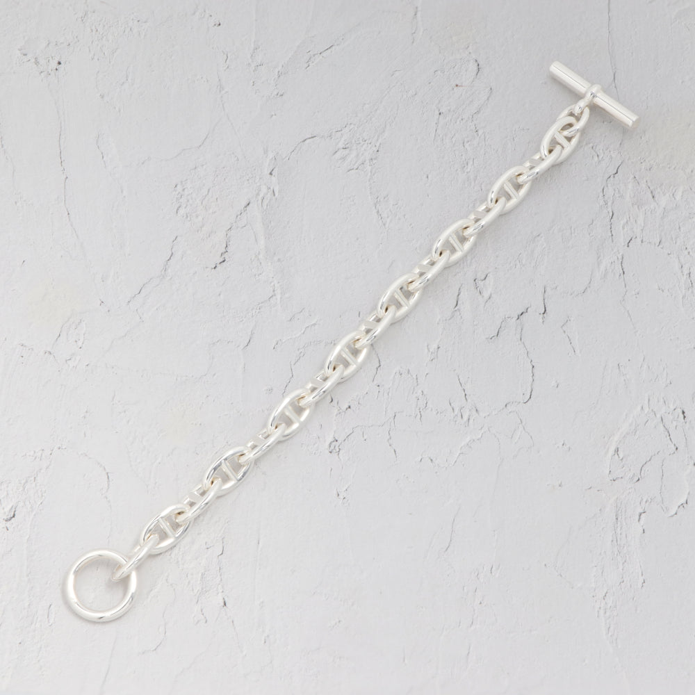 HERMES シェーヌダンクル GM ブレスレット シルバー925