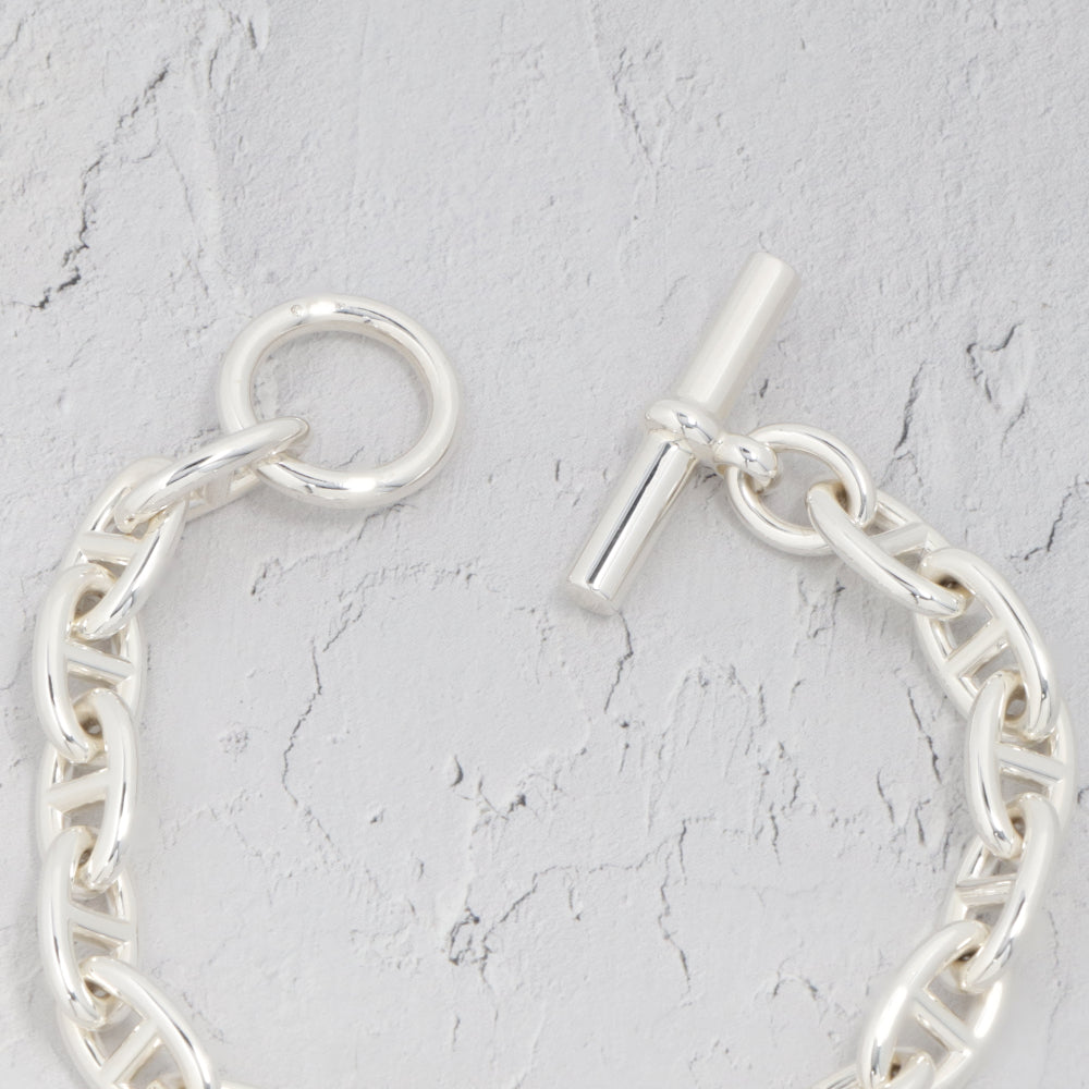 HERMES シェーヌダンクル GM ブレスレット シルバー925