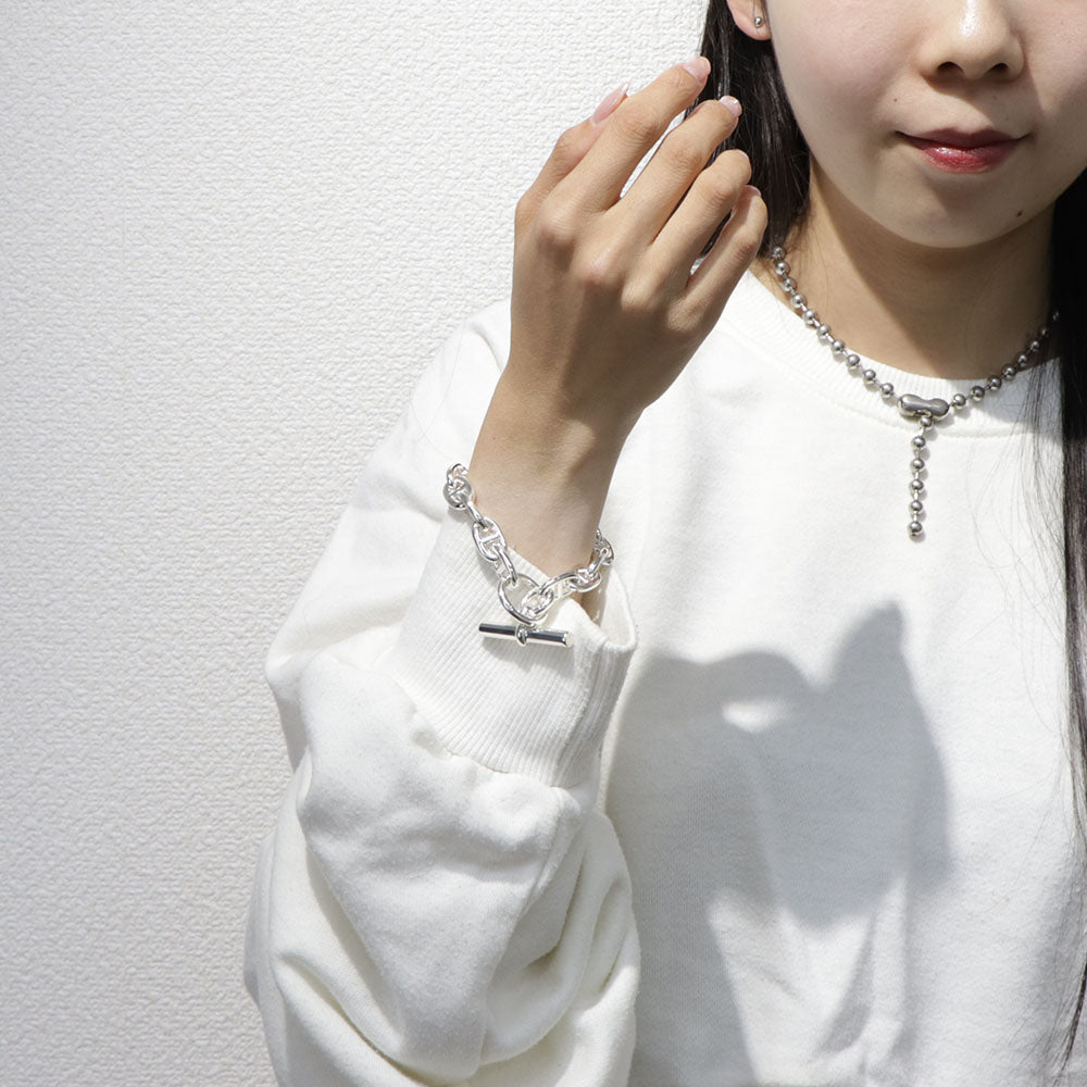 HERMES シェーヌダンクル MM ブレスレット シルバー925