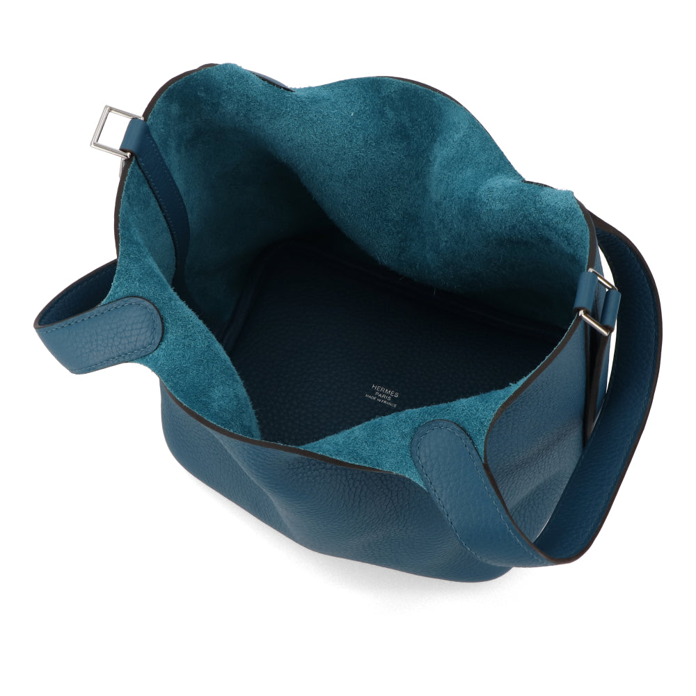 HERMES ピコタンロックPM ヴェールボスフォール シルバー金具