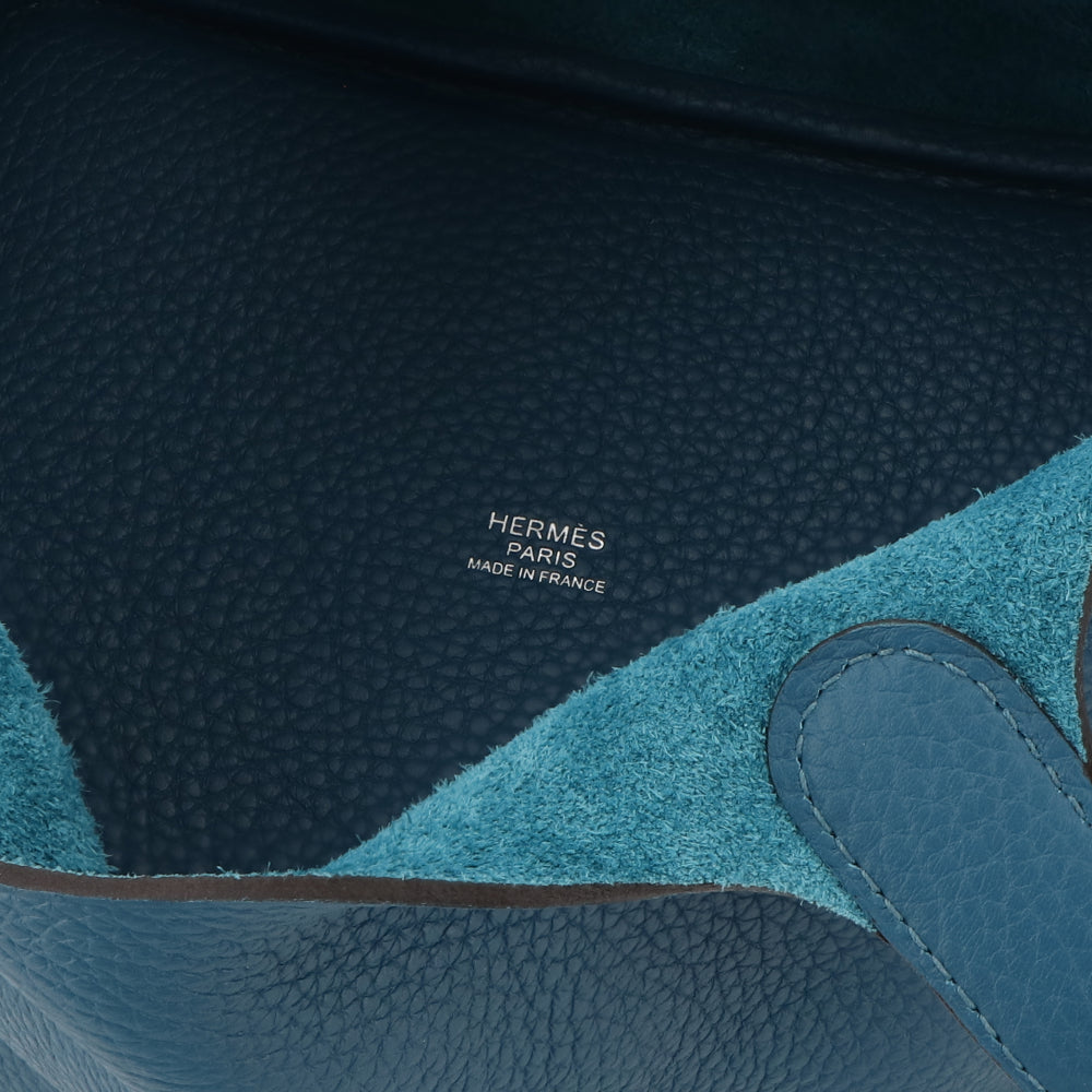 HERMES ピコタンロックPM ヴェールボスフォール シルバー金具