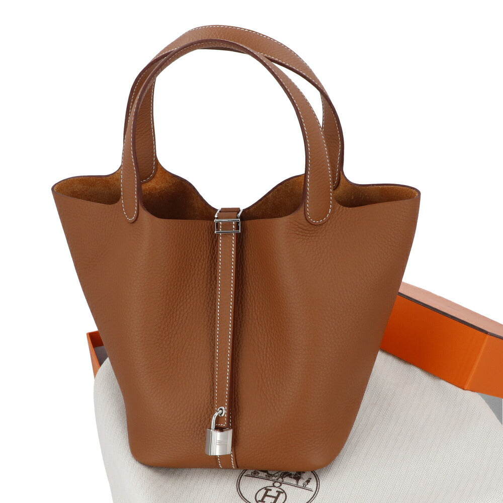 エルメス ピコタンロックMM ゴールド シルバー金具