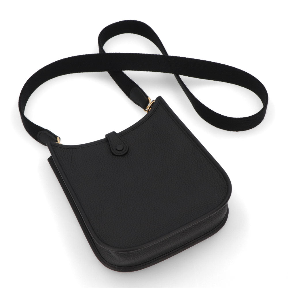 HERMES エヴリンTPM ブラック ゴールド金具 トリヨンクレマンス
