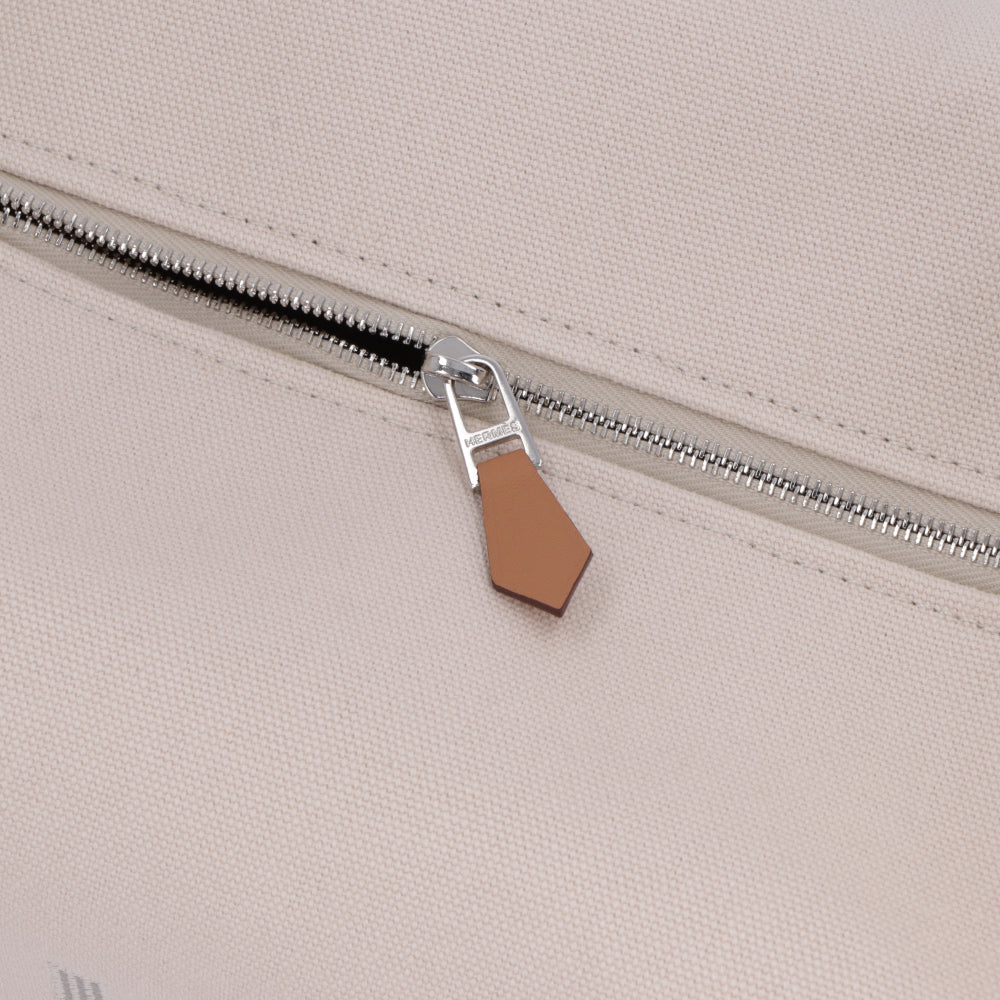 HERMES ブリッドアブラックGM ベージュ系 ナチュラル コットン