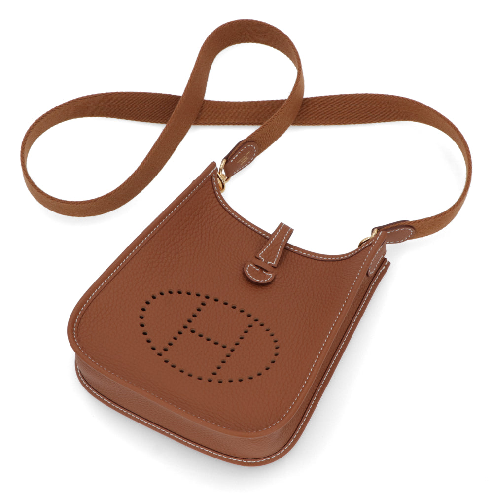 HERMES エヴリンTPM ゴールド ゴールド金具