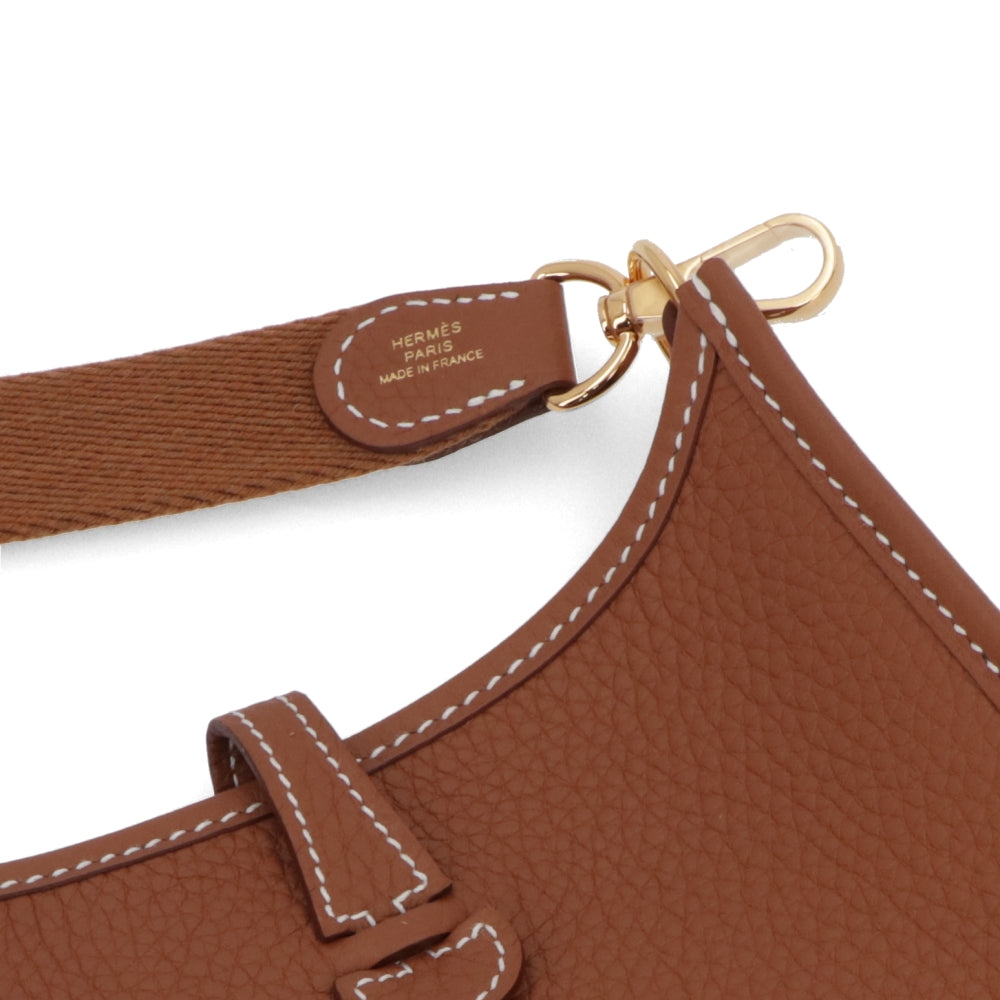 HERMES エヴリンTPM ゴールド ゴールド金具
